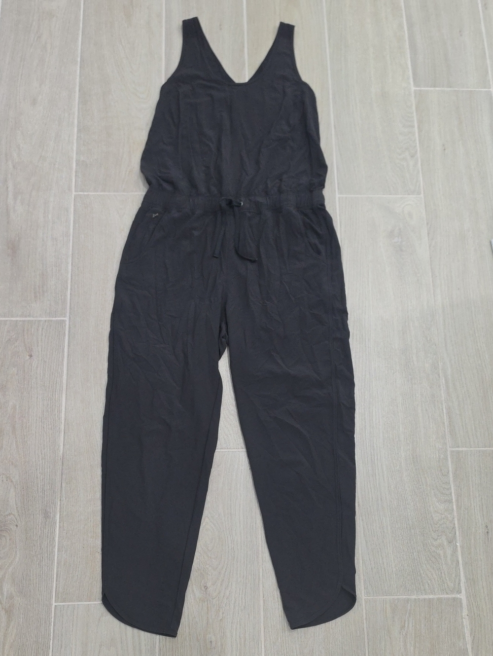 Patagonia Black Fleetwith Sleeveless Romper Jumpsuit